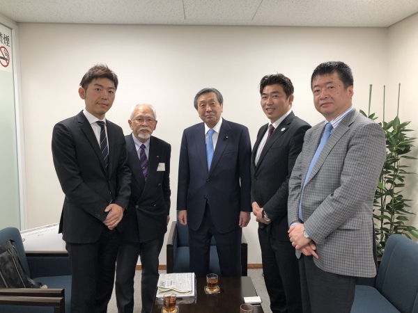 林幹雄先生　ご訪問