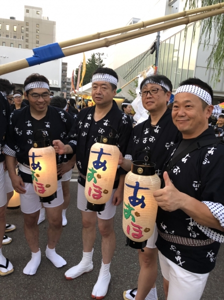 ①秋田竿燈まつり参加