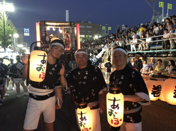 ②秋田竿燈まつり参加
