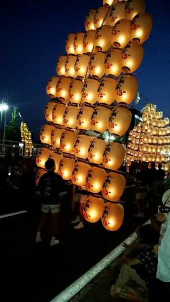 ③秋田竿燈まつり参加